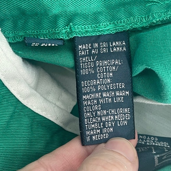 Polo Ralph Lauren Mens Prospect Shorts Green Embroidered Pony Cotton Size 30 - Picture 4 of 8